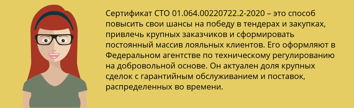 Получить сертификат СТО 01.064.00220722.2-2020 в Кировград
